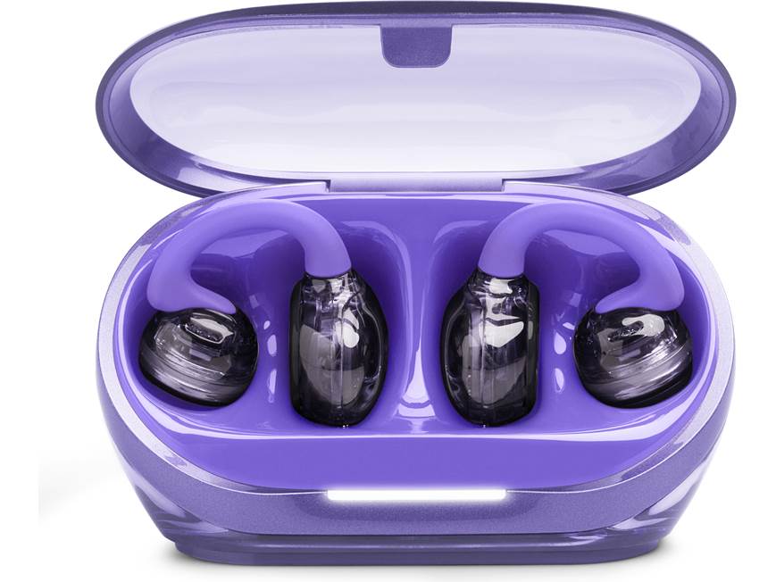 JBL SoundGear Clips (Purple) Clip-on open-ear earbuds with