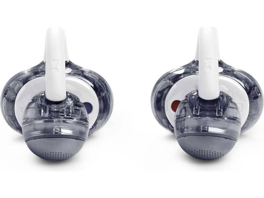 JBL SoundGear Clips (White) Clip-on open-ear earbuds with