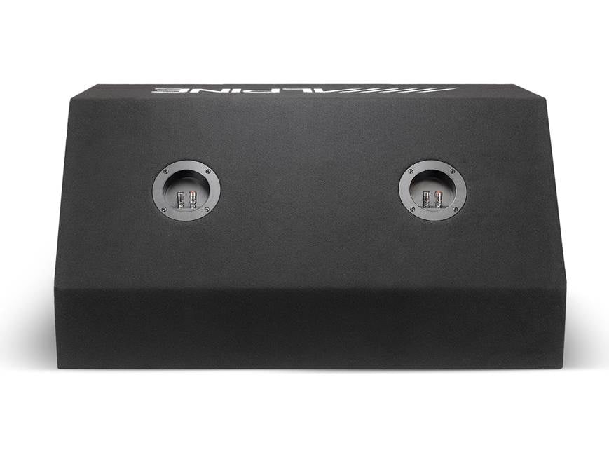Alpine W-DB10V Vented subwoofer enclosure with two 10