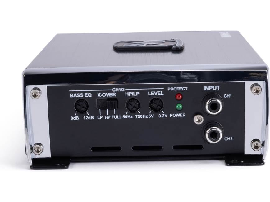 Sound Ordnance™ M100-2 Compact 2-channel car amplifier — 110 watts