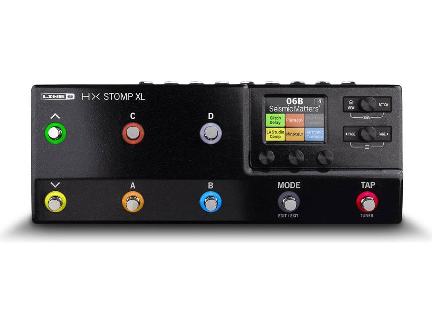 Line 6 HX Stomp XL Effects and amp/cabinet processor at Crutchfield