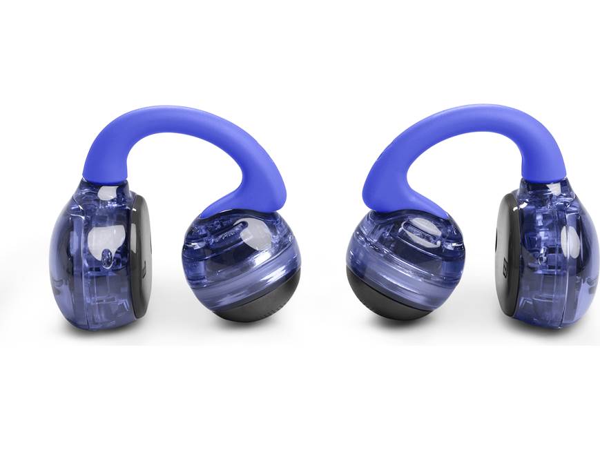 JBL SoundGear Clips (Blue) Clip-on open-ear earbuds with Bluetooth