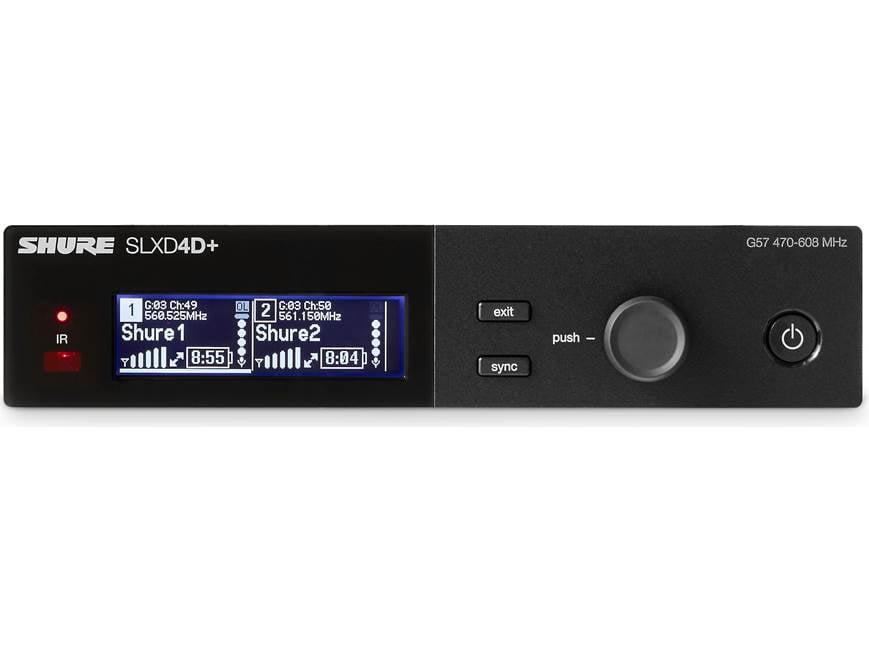 Shure SLXD14D+-G57 Digital wireless system with dual-channel