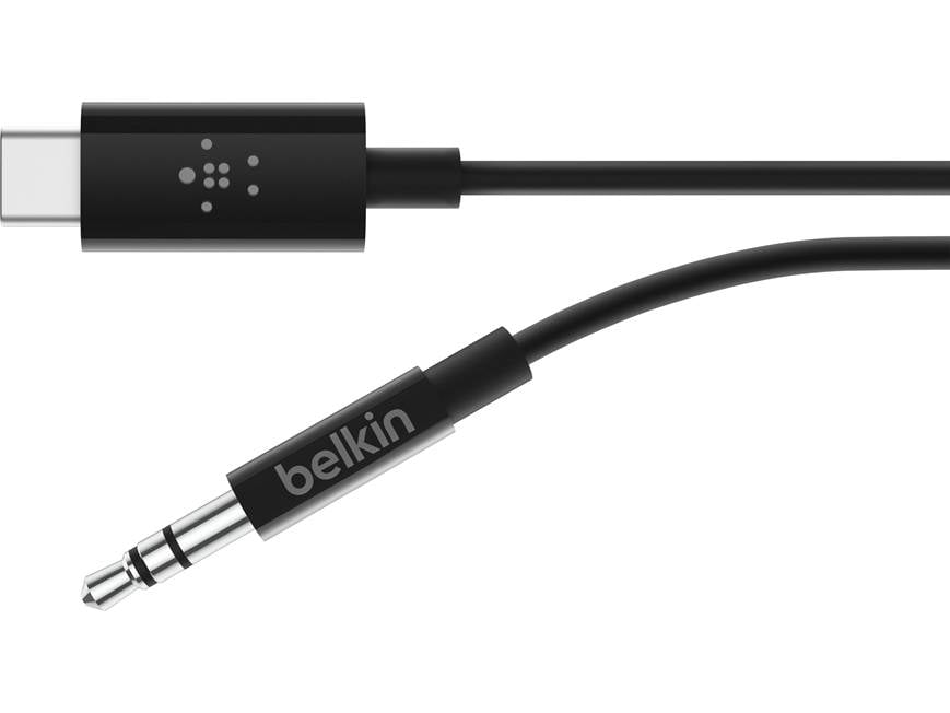 Belkin RockStar™ 3.5mm Audio Cable with USB-C Connector Adapter