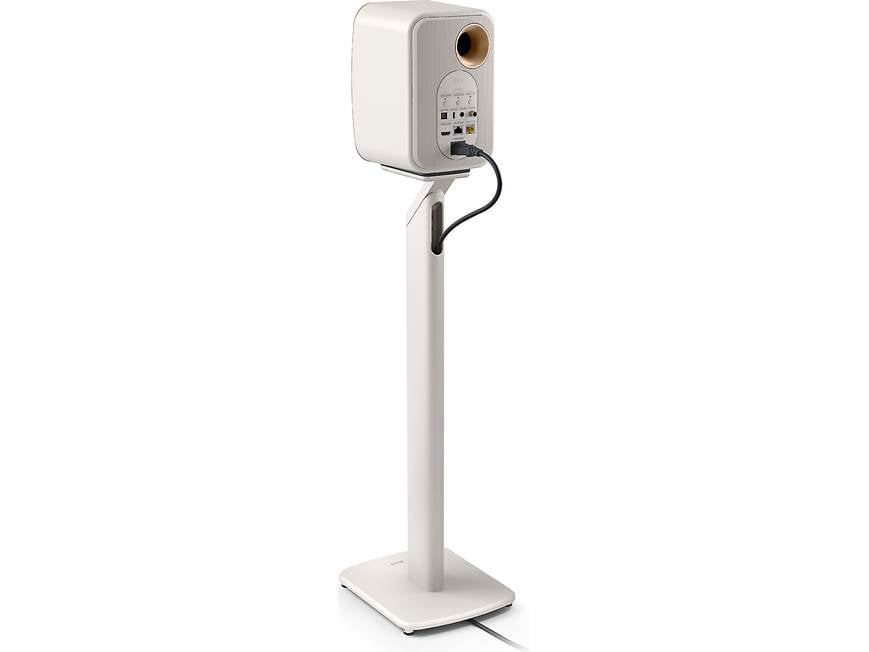 KEF S1 (Mineral White) Custom speaker stands for KEF LSX II