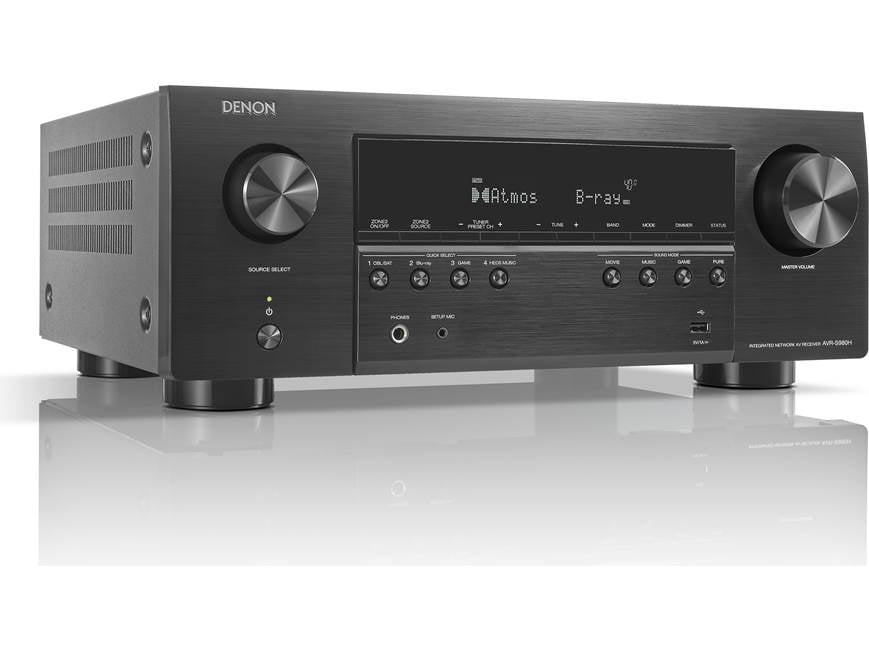 Denon AVR-S980H 7.2-channel home theater receiver with Dolby Atmos