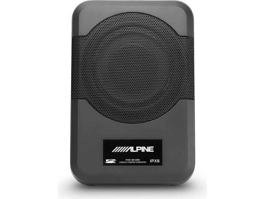 Alpine PWE-S8-MRN Compact powered marine subwoofer with 8