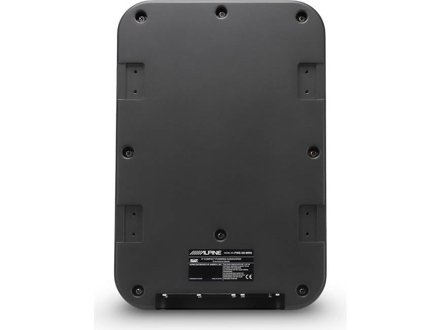 Alpine PWE-S8-MRN Compact powered marine subwoofer with 8
