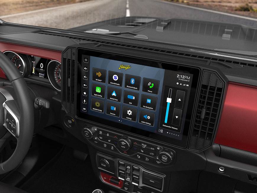 Stinger SRX-JW18128 Jeep Package HORIZON12 digital multimedia