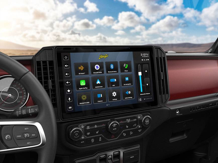 Stinger SRX-JW18128 Jeep Package HORIZON12 digital multimedia