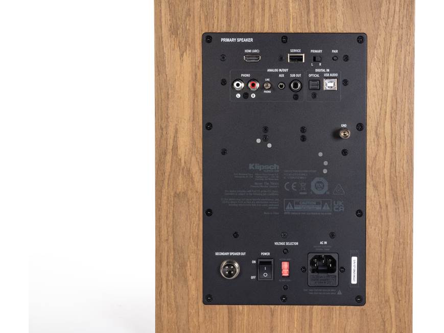 Klipsch The Nines (Walnut) Powered stereo speakers with Bluetooth