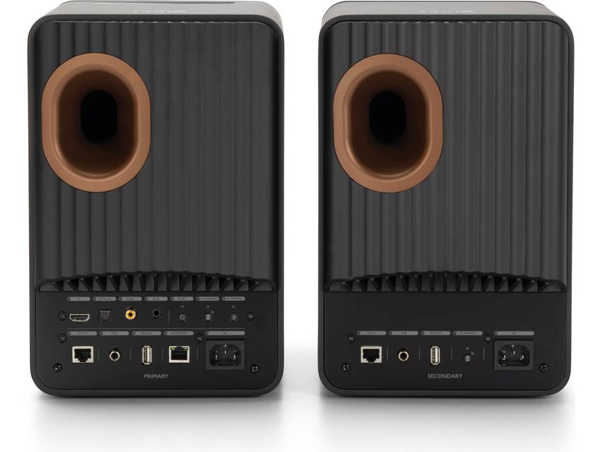 KEF LS50 Wireless II (Carbon Black) Powered stereo speakers with