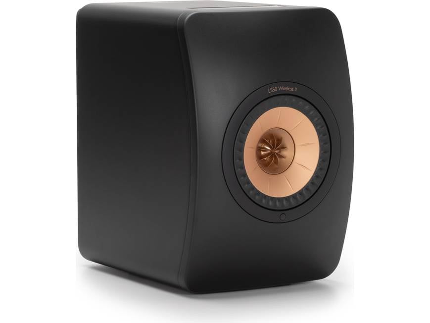 KEF LS50 Wireless II (Carbon Black) Powered stereo speakers with