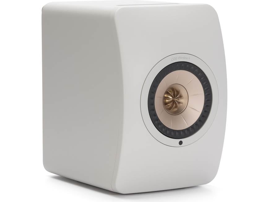 KEF LS50 Wireless II (Sand Shell) Powered stereo speakers with Wi