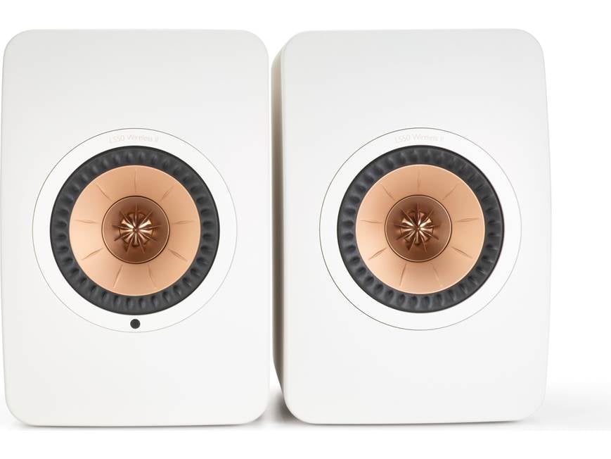 KEF LS50 Wireless II (Mineral White) Powered stereo speakers with