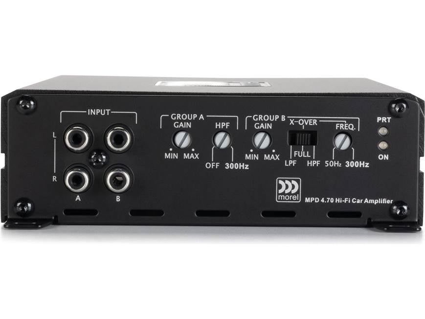 Morel MPD 4.70 MPD Series 4-channel car amplifier — 70 watts RMS x