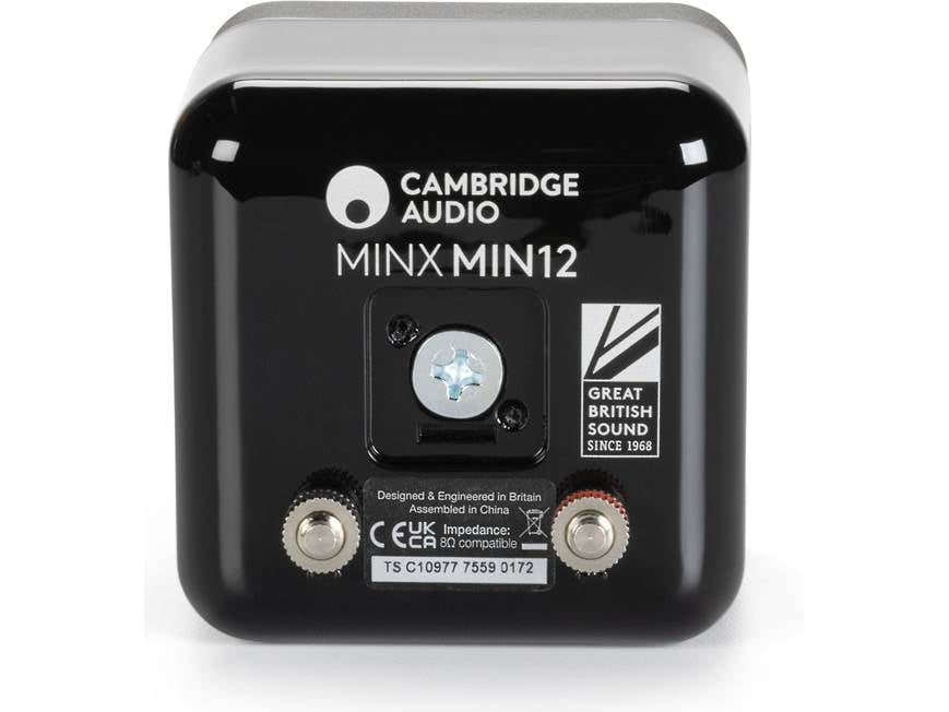 Cambridge Audio ペアスピーカー Minx min12 Cambridge Audio Minx Min 12 (Black) Ultra-compact satellite