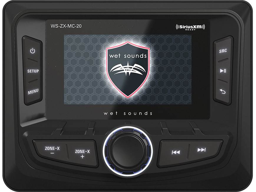 Wet Sounds WS-ZX-MC-20 Marine digital media receiver with