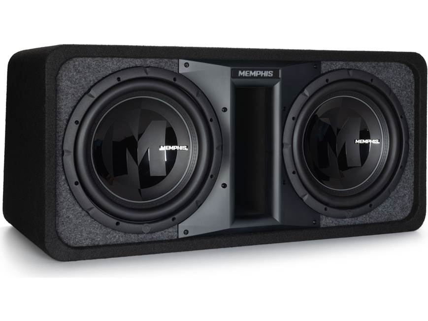 Memphis Audio PRXE12DFT Ported enclosure with two 12
