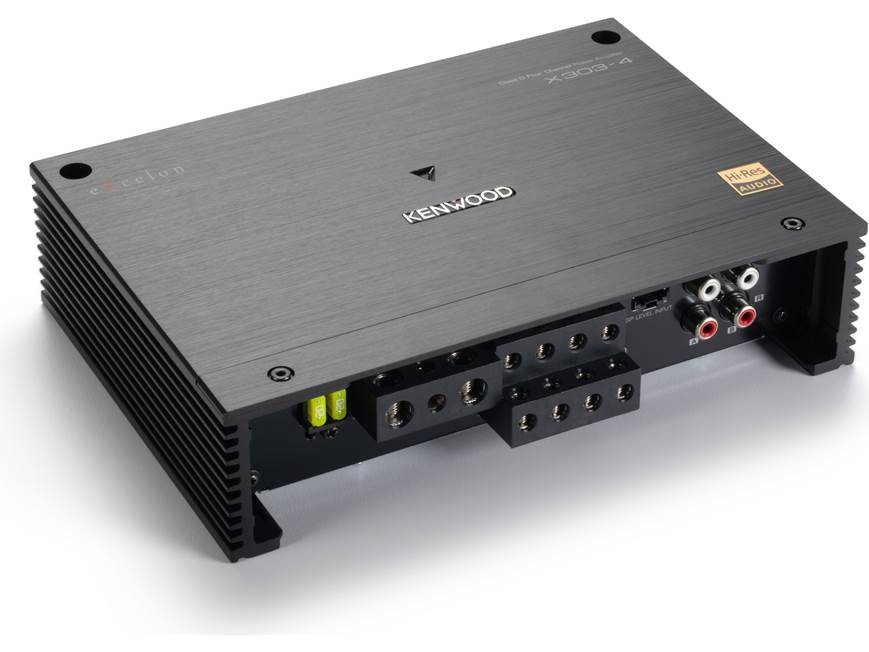 キャリー用フロントパネルとKENWOOD U330カーオーディオのせっセット Kenwood Excelon X303-4 4-channel car amplifier — 50 watts RMS x 4