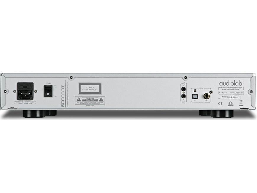 Audiolab 6000CDT (Silver) CD transport — no DAC onboard (Silver