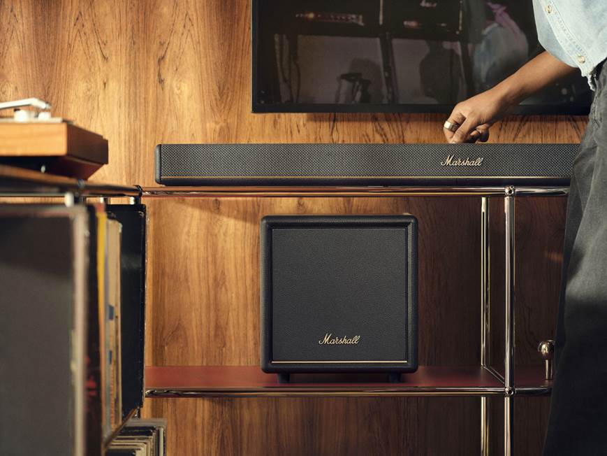 Marshall Heston 120 & Heston Sub 200 (Black Bar/Sub) Powered 5.1.2
