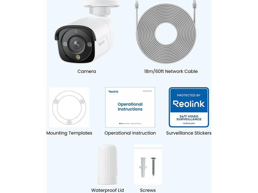 Reolink P340 (1 camera) Weather-resistant, ultra-high-res camera