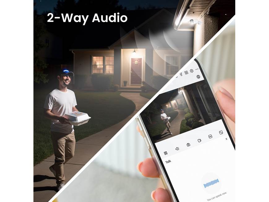 Reolink P340 (2 cameras) Weather-resistant, ultra-high-res camera