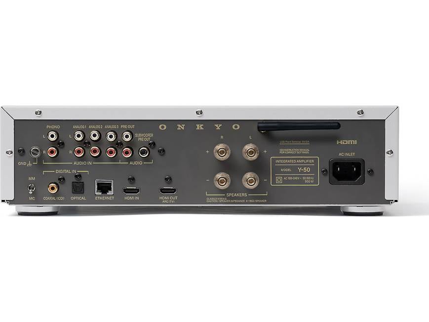 Onkyo Muse Y-50 (Silver) Stereo integrated amplifier with built-in