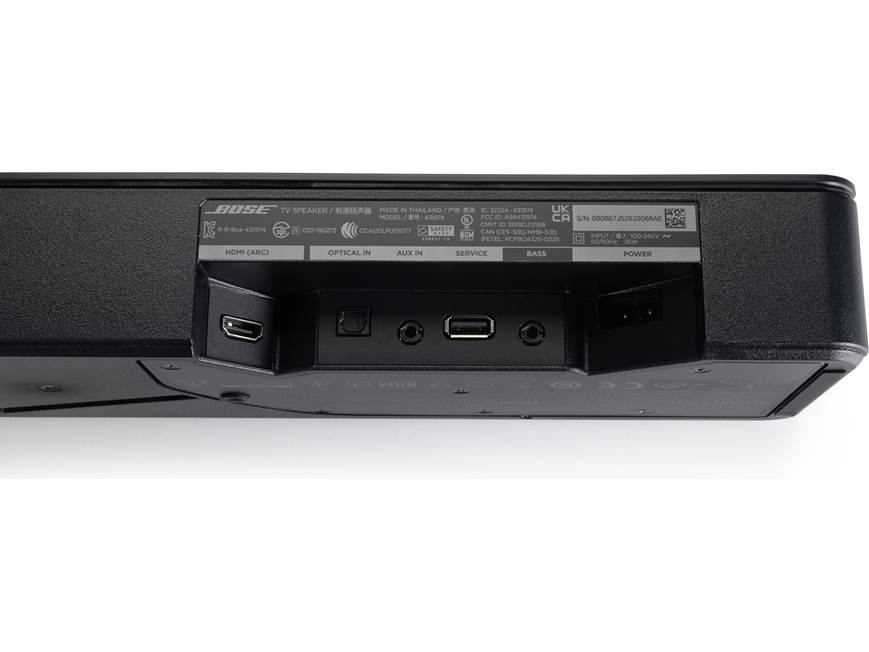 Bose TV Speaker Powered 3-channel sound bar with Bluetooth® at