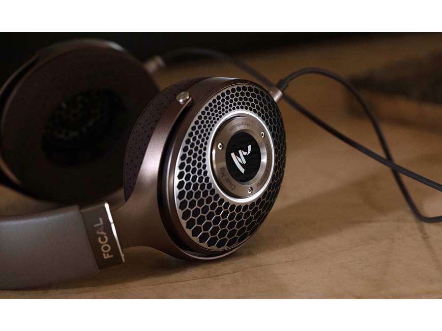 Focal Clear Mg Open-back over-ear wired headphones at Crutchfield