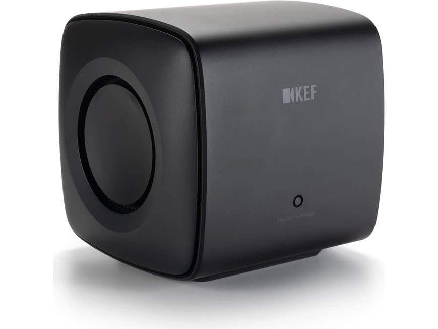 ケノン KEF KC62 (Carbon Black) Compact powered subwoofer with digital