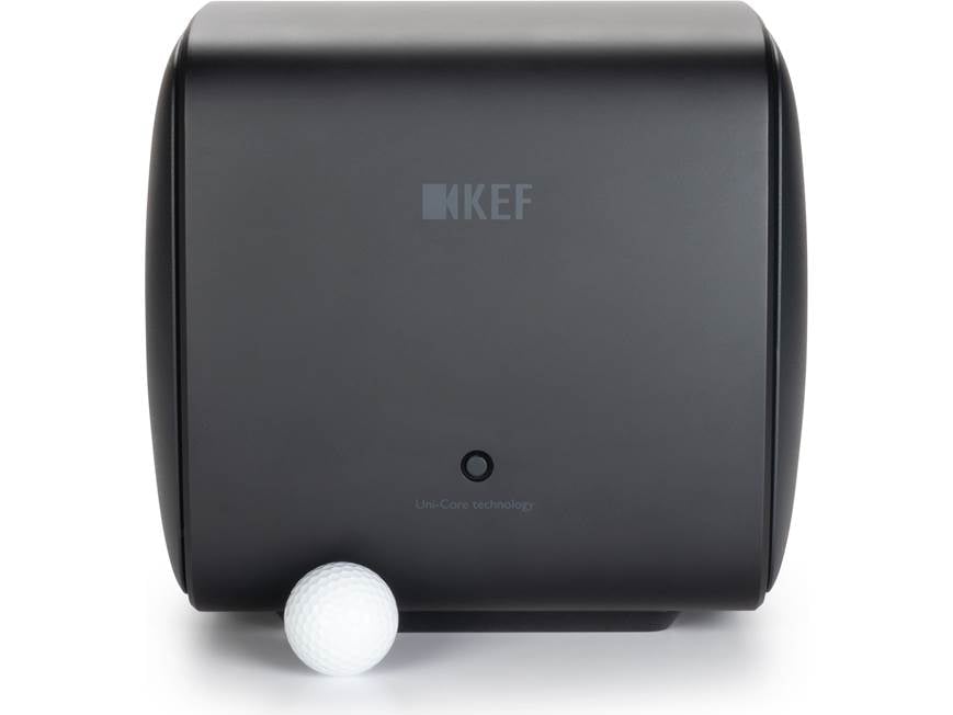 KEF KC62 (Carbon Black) Compact powered subwoofer with digital