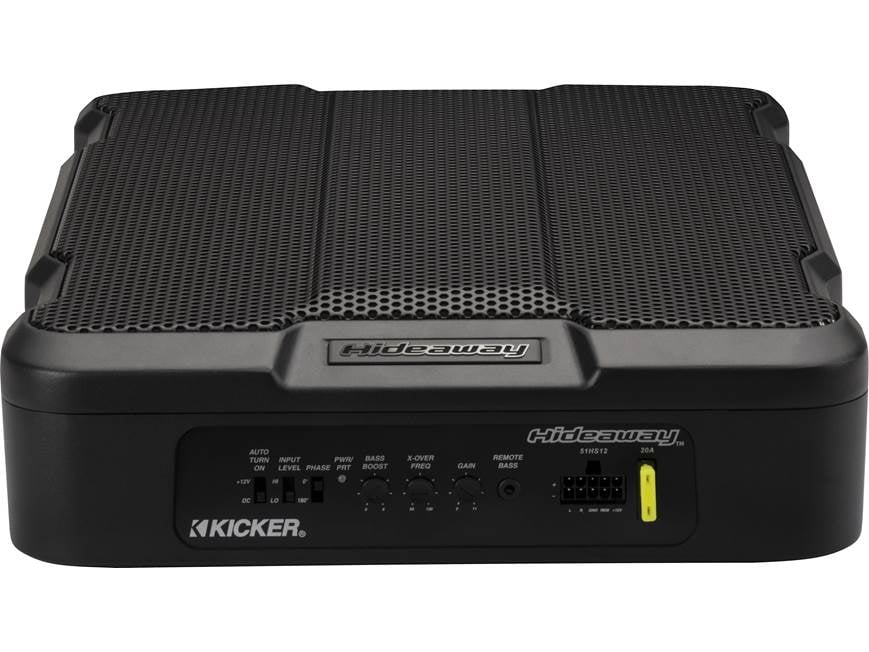 Kicker 51HS12 Hideaway™ compact powered subwoofer with 12