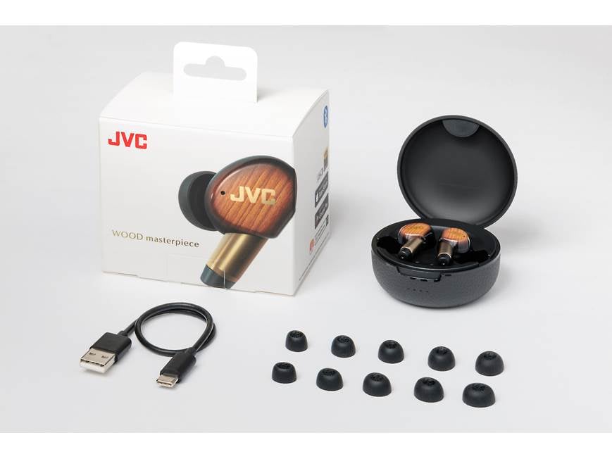JVC WOOD Masterpiece HA-FW5100T (Sunburst Brown) True wireless