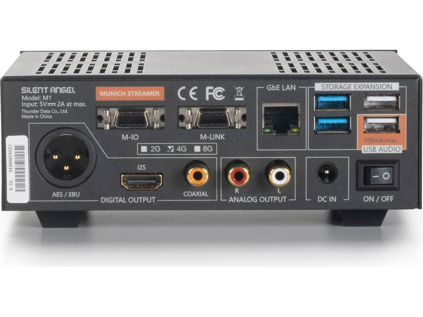Silent Angel Munich M1 V2 High-resolution network streamer with