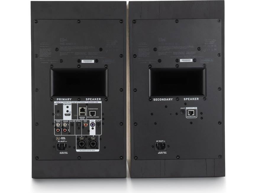 Klipsch The Nines II (Ebony) Powered stereo speakers with Wi-Fi