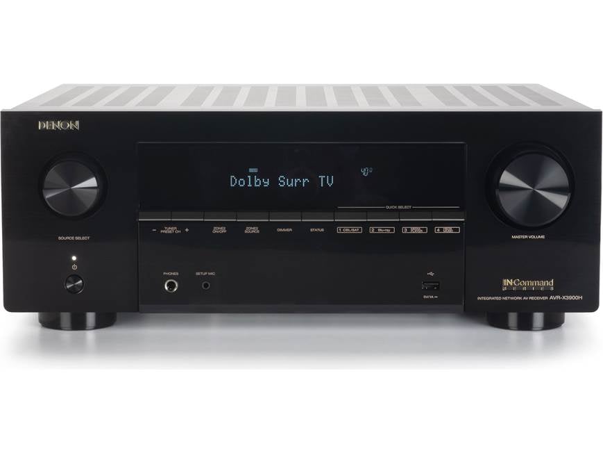 Denon AVR-X3900H 9.4-channel home theater receiver with Dolby