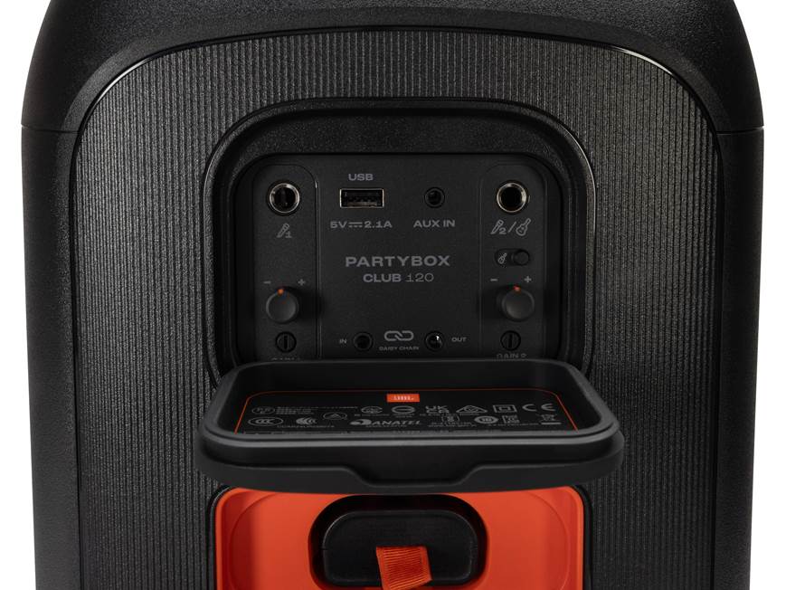 JBL PartyBox Club 120 (Black) Portable Bluetooth® speaker with