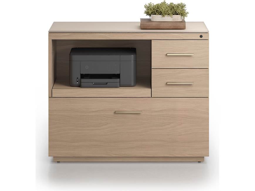 BDI Sequel Studio® 6617 (Neo Oak/Bronze) Multi-function cabinet