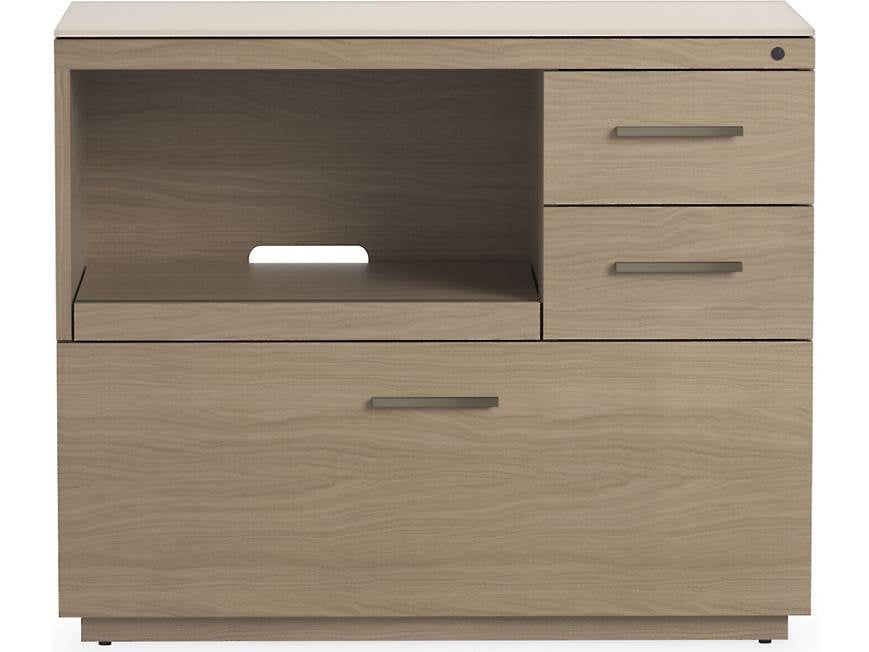 BDI Sequel Studio® 6617 (Neo Oak/Bronze) Multi-function cabinet
