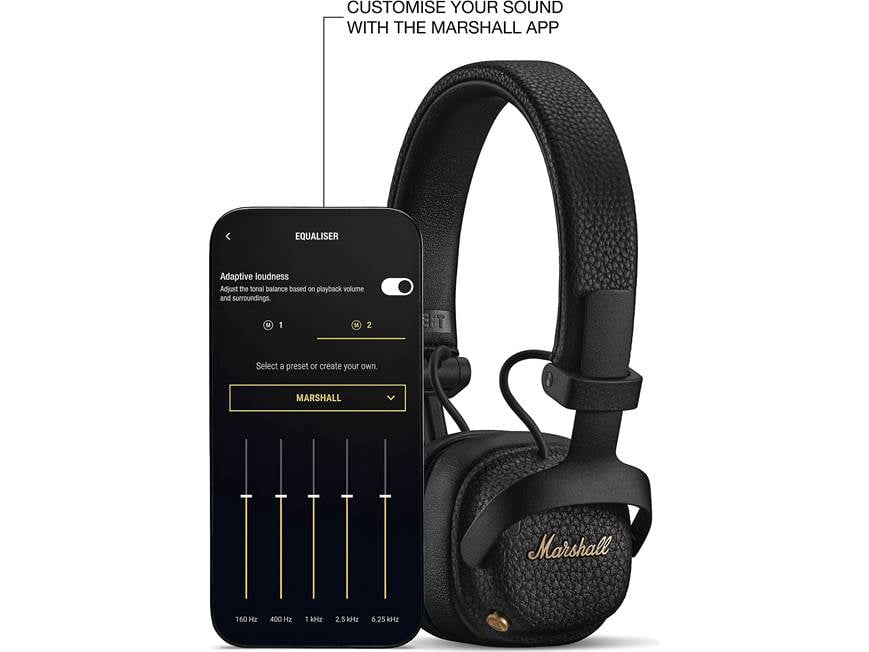 Marshall Milton On-ear wireless Bluetooth® noise-canceling