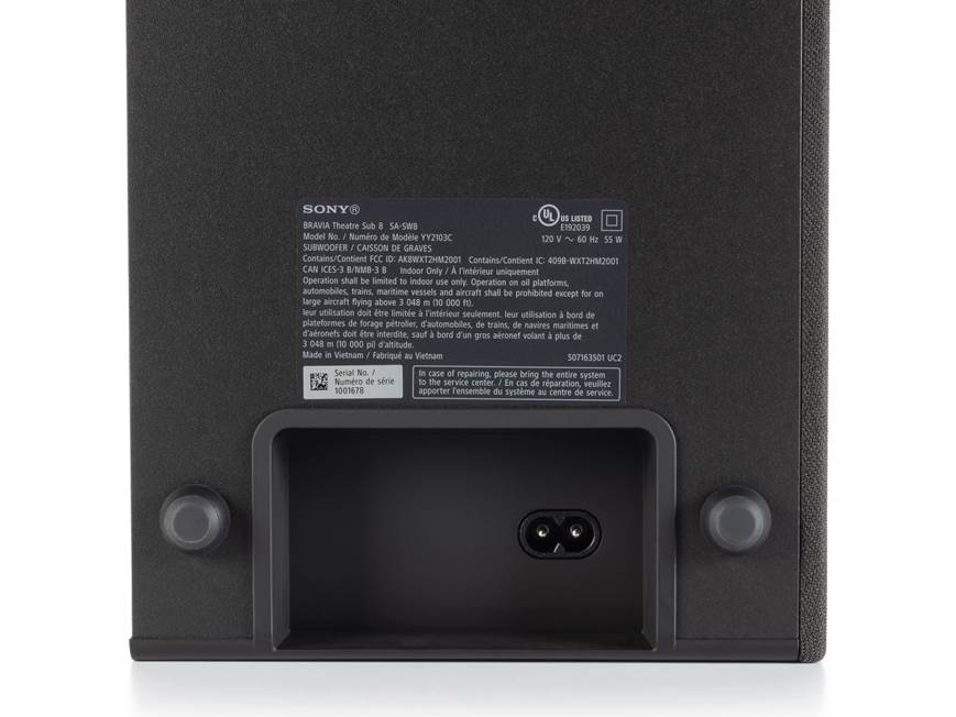 Sony BRAVIA Theater Sub 8 Wireless powered subwoofer for select