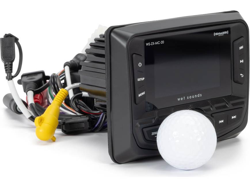 Wet Sounds WS-ZX-MC-20 Marine digital media receiver with