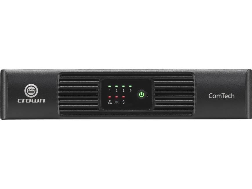 Crown CTD-4125 Power amplifier with DSP and Dante® — 125W x 4 at
