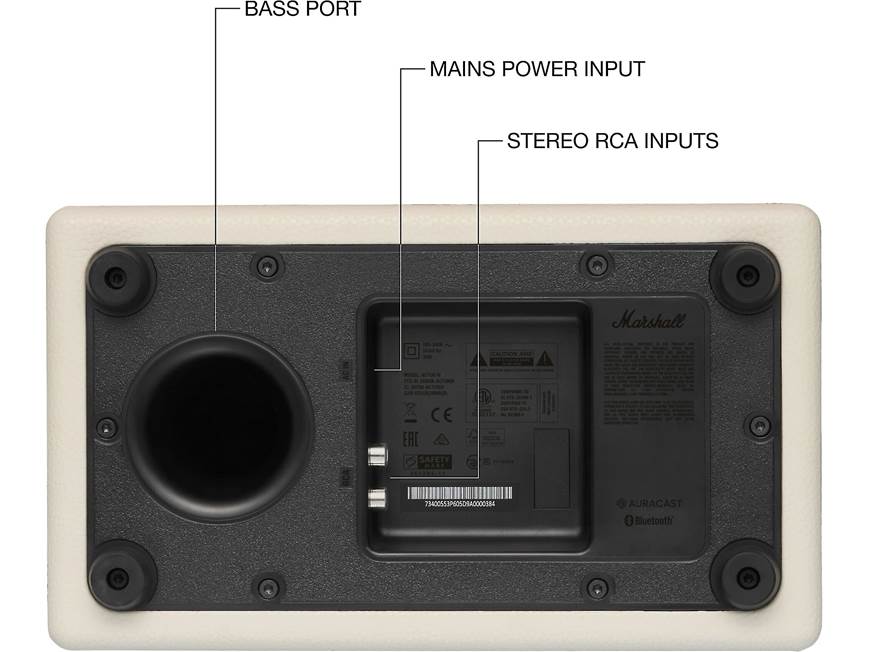 Marshall Acton IV (Cream) Powered Bluetooth® home speaker (Cream