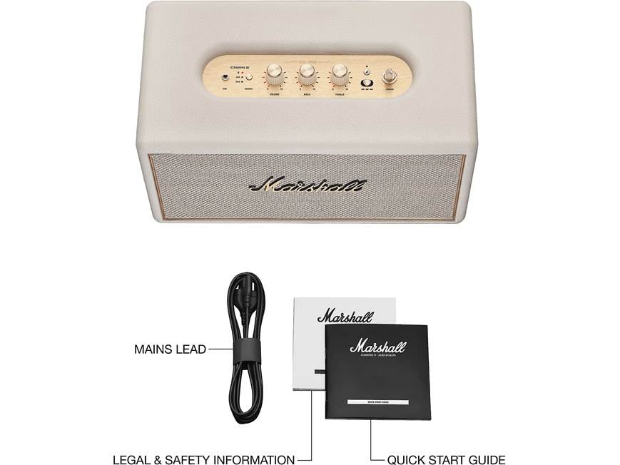Marshall Stanmore IV (Cream) Powered Bluetooth® home speaker