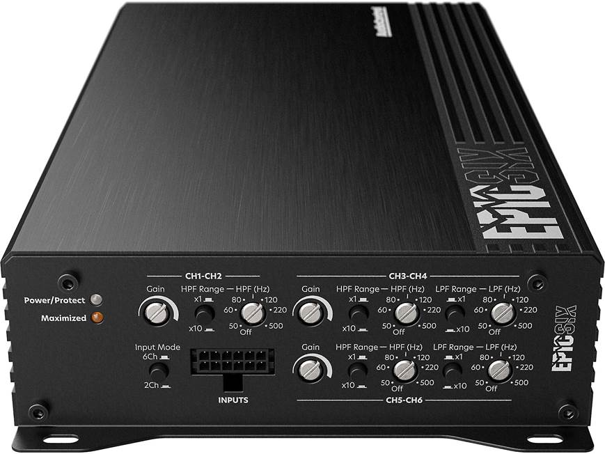 AudioControl EPICSIX EPIC Series 6-channel car amplifier — 100