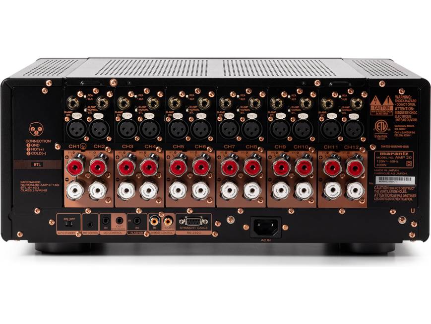Marantz AMP 20 12-channel power amplifier at Crutchfield