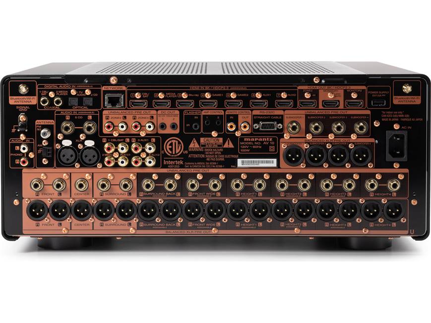 Marantz AV 10 Home theater preamp/processor with 15.4-channel
